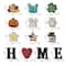 Glitzhome® Wooden Interchangeable HOME Tabletop Décor Set